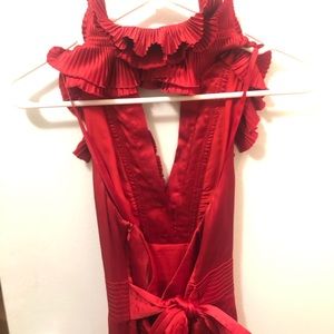 Deep Red BCBG  Maxazria cocktail dress